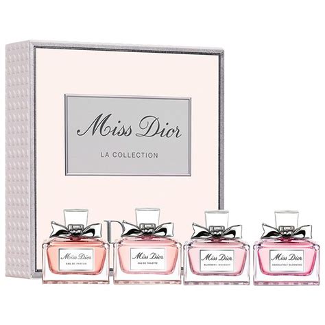 miniatures parfum dior|miss Dior mini gift set.